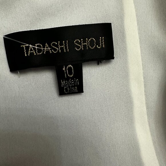 Lace Chiffon Cap Sleeve V-Neck Evening Gown Dress - Picture 6 of 7